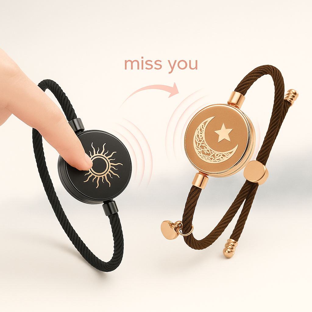 XO Charms Pulseras Toca Sol y Luna con Tobillera de Milán