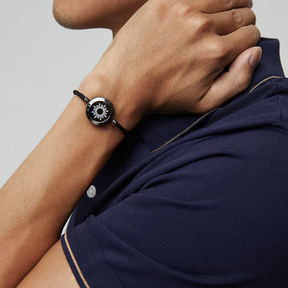 XO Charms Pulseras Toca Sol y Luna con Tobillera de Milán